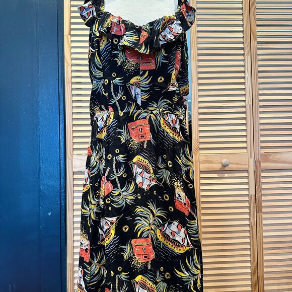 Trashy Diva Pirate Treasure Hollywood Dress EUC Original Run - Picture 2 of 3
